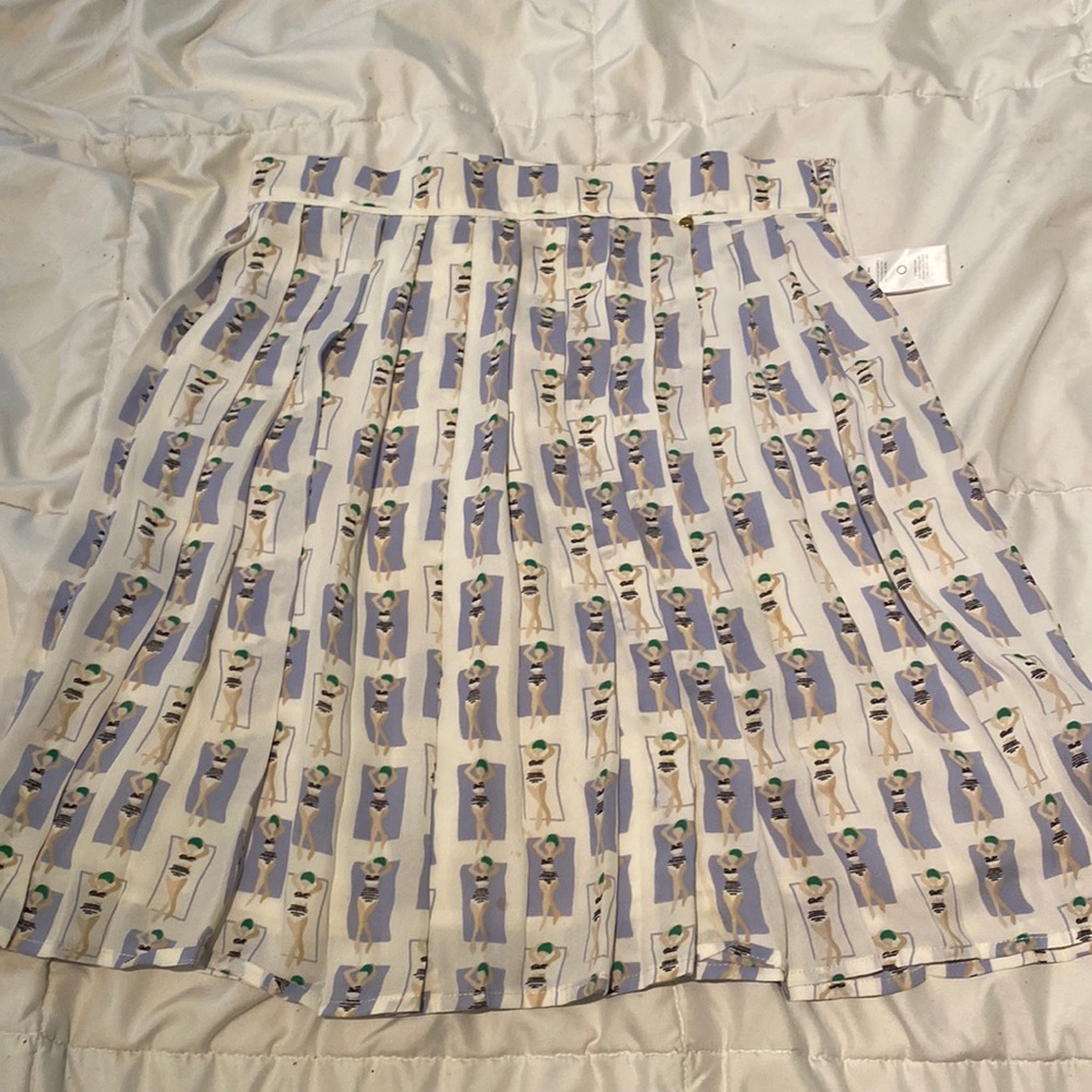 Anthropologie Pleated Skirt
